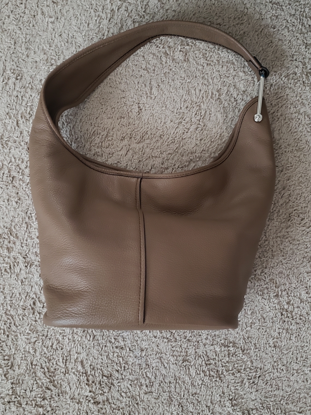 Taupe Leather Hobo Bag - Women Mocahel Kors SONNY